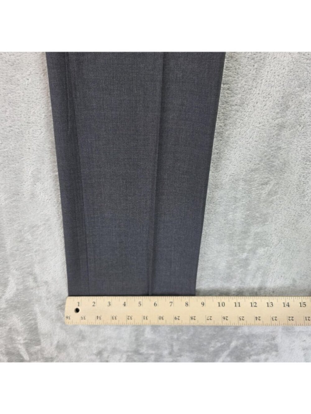 Brooks Brothers Dress Pants Womens 6 Gray Wool Twill Straight Leg Stretch Work - Picture 13 of 15